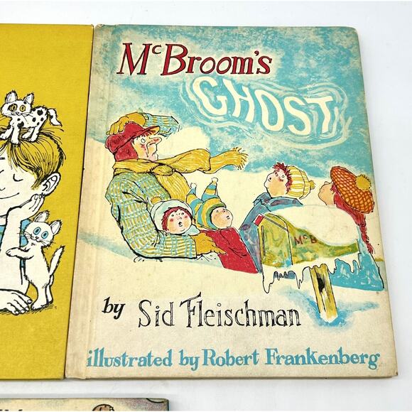 5 Vtg 60s-70s Hardback Kids Books Easy Reader Dinosaur Papa Sleep Ghost Kitten - Picture 4 of 16